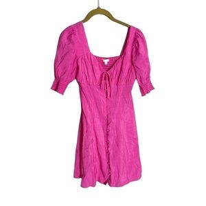 Gianni Bini GB Bubblegum Barbie Pink Dress XS